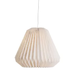 Kacie Easy Fit Pendant White Textured Card