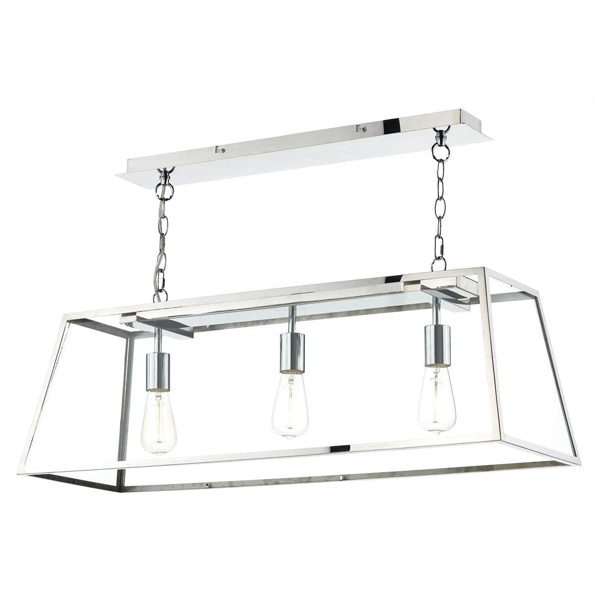 Academy 3 Light Pendant Stainless Steel - Image 4