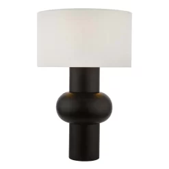 Arran Table Lamp Black With Shade