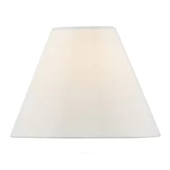 Blenheim Ivory Faux Silk Tapered Drum Shade 30cm