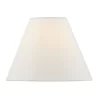 Blenheim Ivory Faux Silk Tapered Drum Shade 21cm