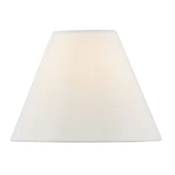 Blenheim Ivory Faux Silk Tapered Drum Shade 21cm