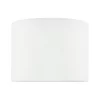 Boris White Cotton Drum Shade 20cm
