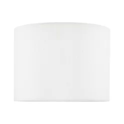 Boris White Cotton Drum Shade 20cm