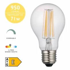 (Pack Of 5) LED Light Bulb (Lamp) ES/E27 8W 950LM