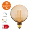 (Pack Of 5) LED Large Globe Light Bulb (Lamp) ES/E27 3.5W 120LM