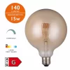 (Pack Of 5) LED Large Globe Light Bulb (Lamp) ES/E27 4W 140LM