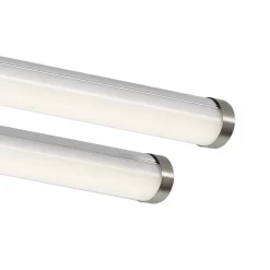 Cuisine 2 Light Bar Flush Brushed Chrome LED