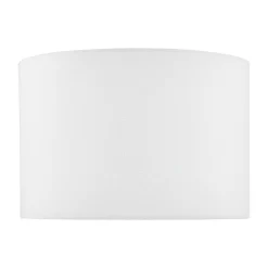 Dolce White Cotton Drum Shade 30cm