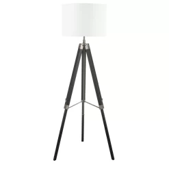 Easel Tripod Floor Lamp Black With Shade