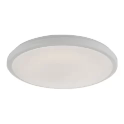 Emmett Bathroom Flush White Acrylic IP44 LED
