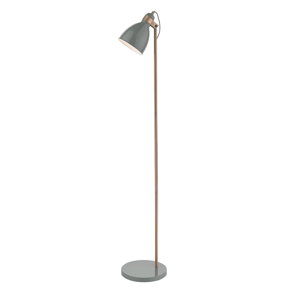 Frederick Task Floor Lamp Grey & Copper - Image 3
