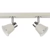 Fry 4 Light Bar Spotlight Cream Polished Chrome
