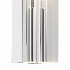 Galileo Single Wall Light Polished Chrome Crystal LED
