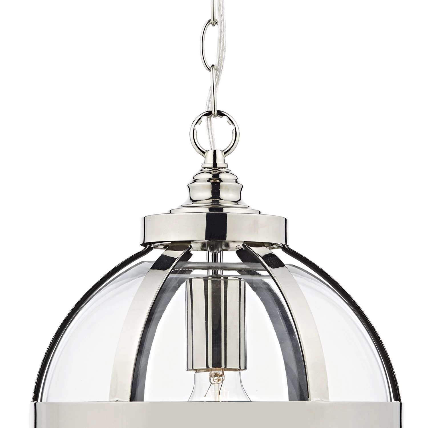Heath 1 Light Pendant Polished Nickel - Image 2