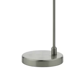 Hector Table Lamp Satin Nickel TexturedGlass