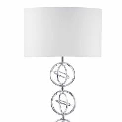 Innsbruck Floor Lamp Polished Chrome With Shade