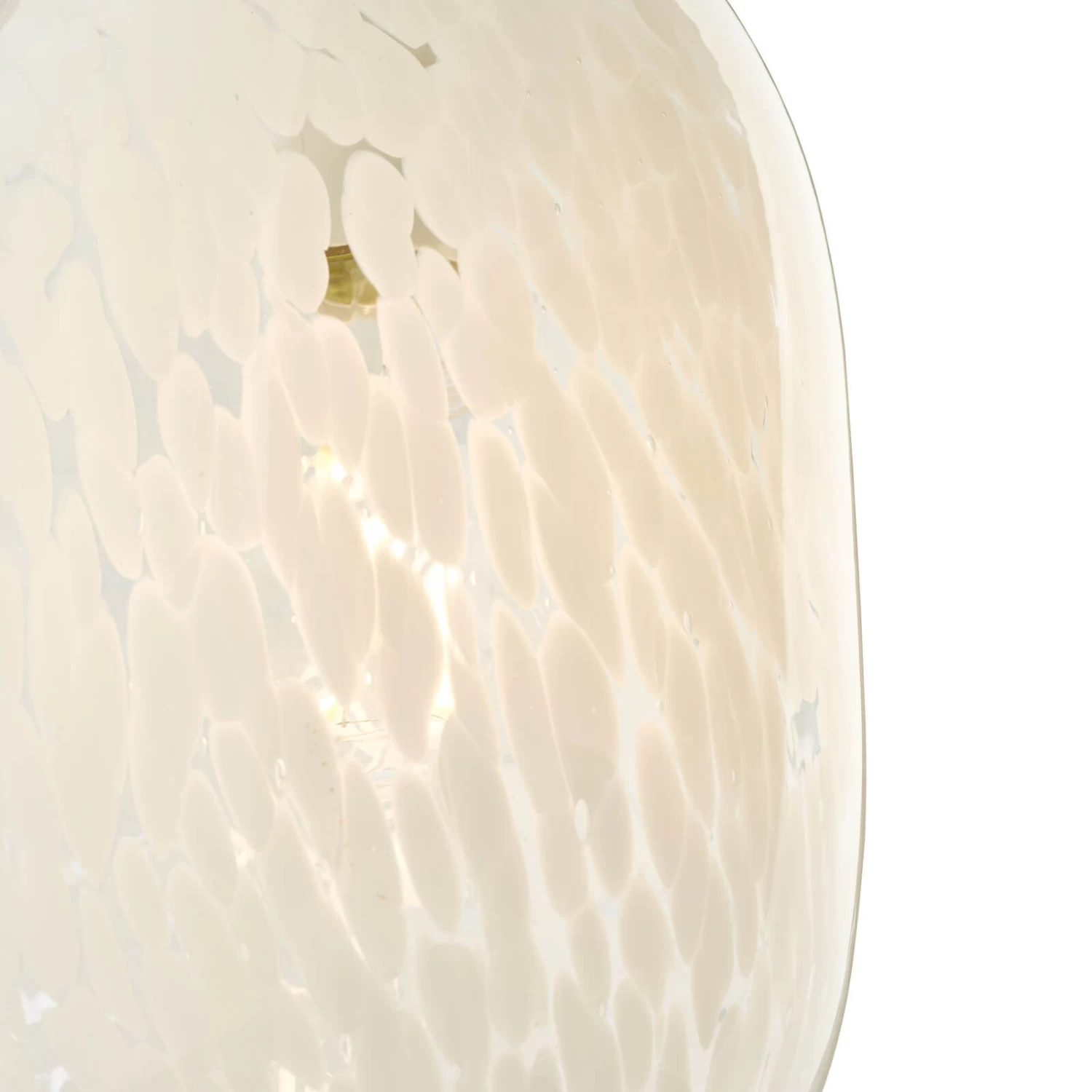 Kari Pendant White Confetti Glass - Image 3