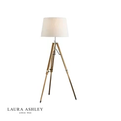 Laura Ashley Abinger Tripod Floor Lamp Wood Base Only