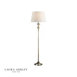 Laura Ashley Penelope Floor Lamp Polished Champagne Base Only