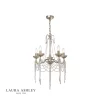 Laura Ashley Aisling 5lt Chandelier Satin Gold Crystal