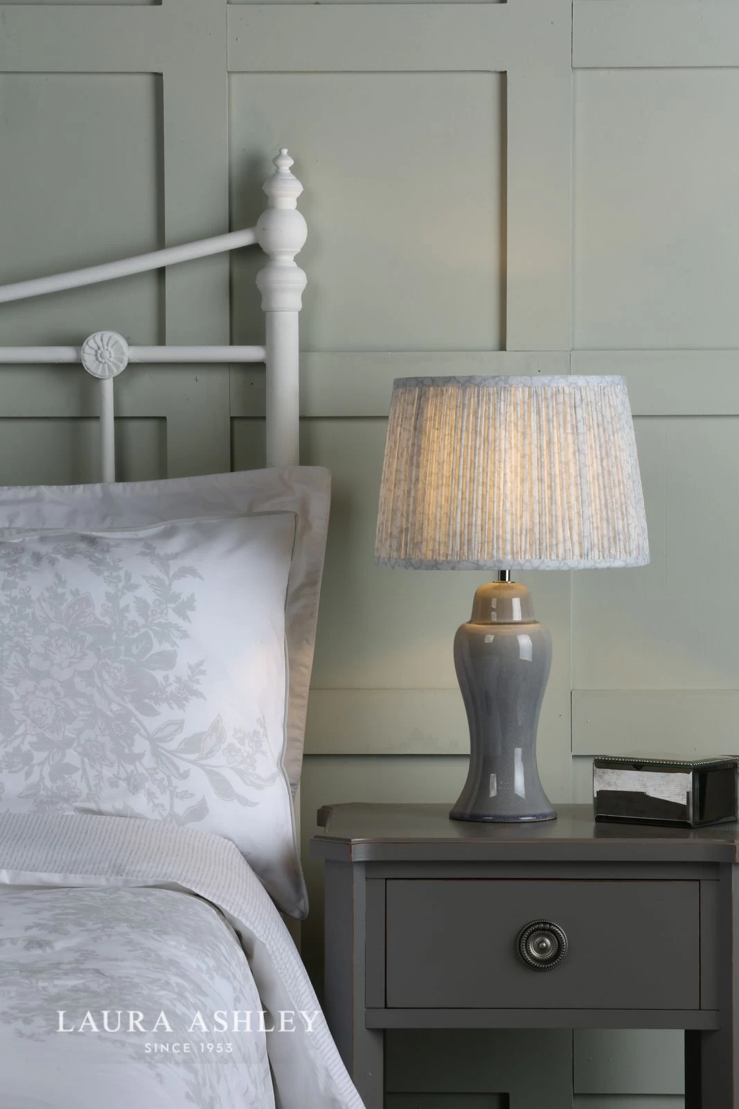 Laura Ashley Mille Fleur Shade Silver 30.5cm/12 Inch - Image 2