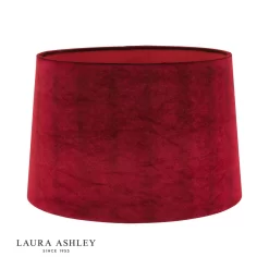 Laura Ashley Velvet Shade Cranberry 35.5cm/14 Inch