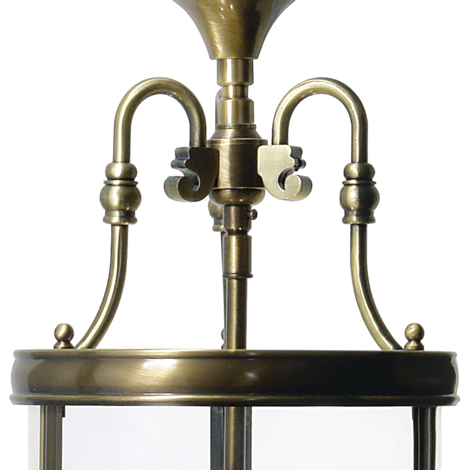 Lambeth 3 Light Lantern Dual Mount Antique Brass - Image 2