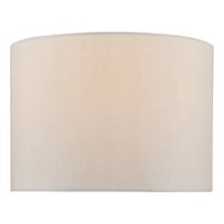 Lazio Grey Faux Silk Drum Shade 30cm