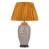 Louise Table Lamp Brown/Cream With Shade
