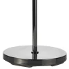 Luther 3 Light Floor Lamp Black Chrome Crystal