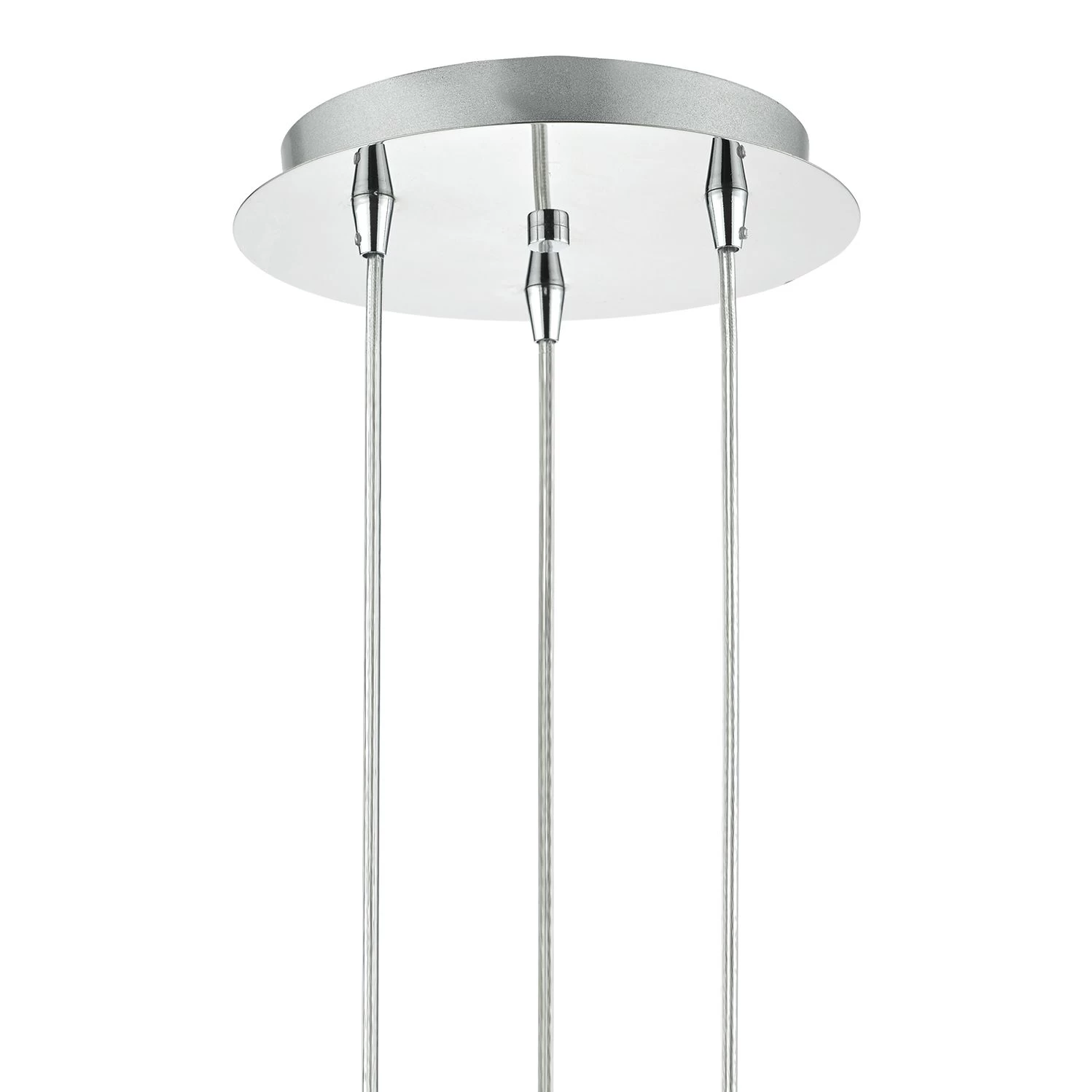 Lyall 3 Light Pendant Polished Chrome Glass - Image 2