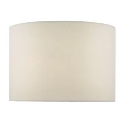 Lylah Ivory Faux Silk Drum Shade 32cm