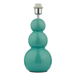 Mia Table Lamp Teal Ceramic Base Only