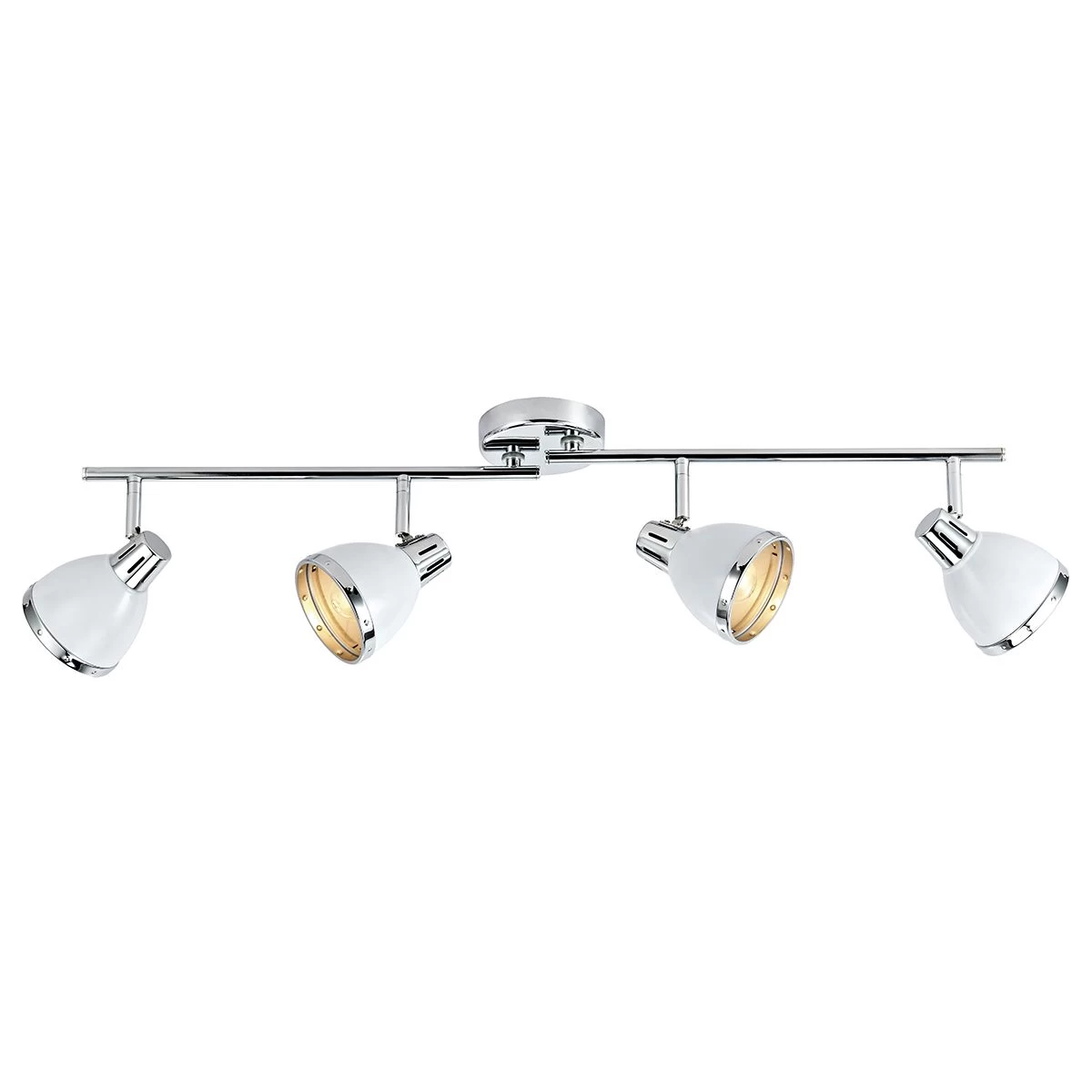 Osaka 4 Light Bar Spotlight White Polished Chrome - Image 3