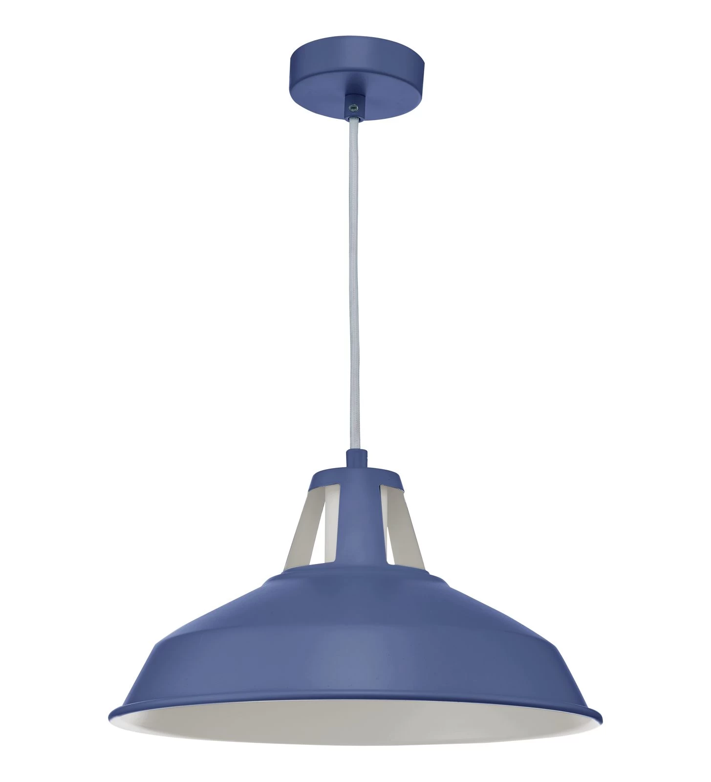 Owain 1 Light Pendant Blue - Image 2