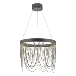 Roella Pendant Bronze Crystal Beads LED
