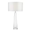 Samara Table Lamp Clear Glass With Shade