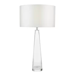 Samara Table Lamp Clear Glass With Shade