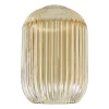 Sawyer Easy Fit Shade Champagne Ribbed Glass