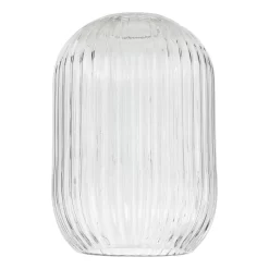 Sawyer Easy Fit Shade Clear Ribbed Glass