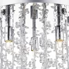 Sestina 3 Light G9 Flush With Decorative Rods And Crystal Beads