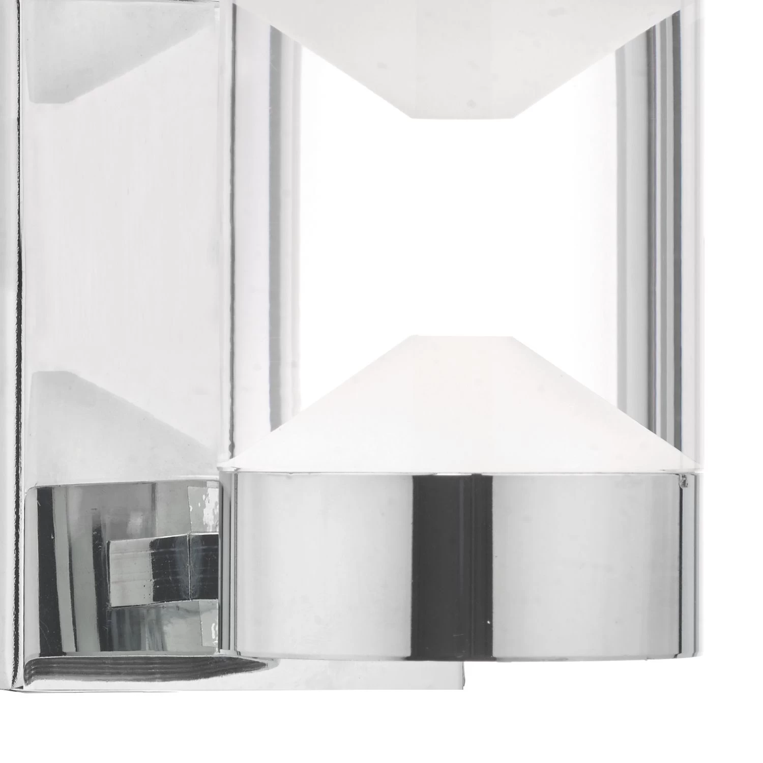 Susa Bathroom Wall Light Polished Chrome Acrylic IP44 LED - Image 3