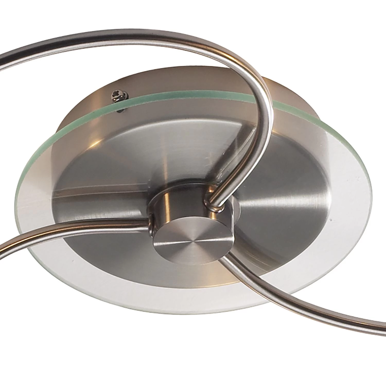 Tugel 3 Light Flush G9 (Satin Chrome Complete With Double Envelope Glass - Image 2