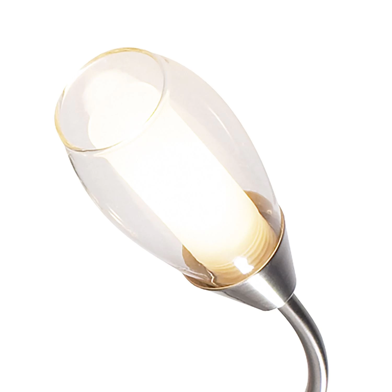 Tugel 3 Light Flush G9 (Satin Chrome Complete With Double Envelope Glass