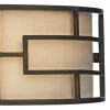 Tumola 2 Light Wall Light Bronze With Shade