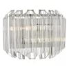 Tuvalu 2 Light Wall Light Glass & Polished Chrome