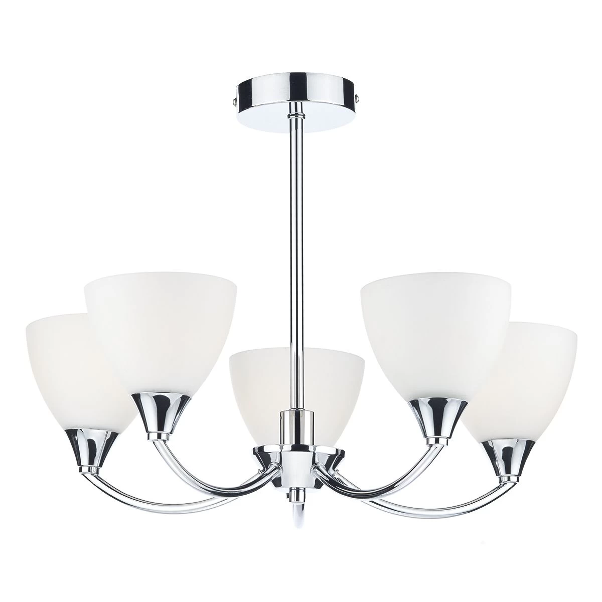 Watson 5 Light Semi Flush Polished Chrome - Image 4