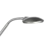 Wellington Task Floor Lamp Satin Chrome LED