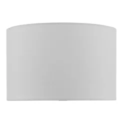Weylin White Faux Silk Drum Shade 32cm
